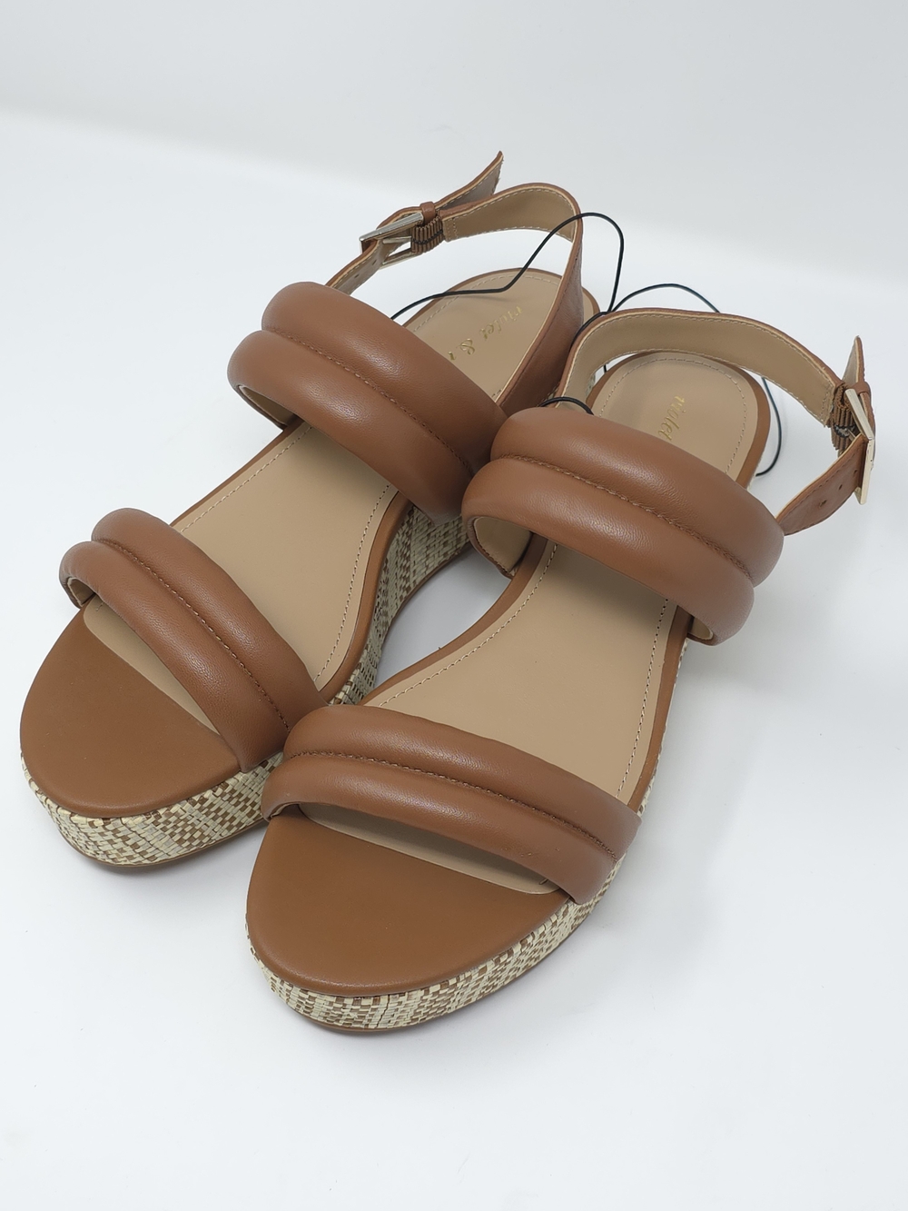 ✨ BRAND NEW ✨ Violet & Red "Casey" Puffy Strap Platform Wedge Sandals